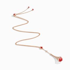 Cleo Rev Diamond Long Chain Drop Pendant Necklace Marli New York Rose Red Coral French Word, Wrist Wrap, Drop Pendant Necklace, Hinged Bracelet, Red Agate, Blue Chalcedony, Ring Size Guide, Rose Gold Necklace, Drop Pendant