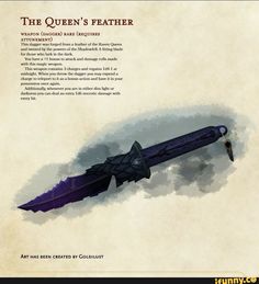 The Raven Queen, Dnd Magic Items, Dnd Magic, Dnd Funny, Dim Light