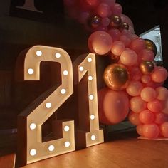 the number twenty twelve is displayed next to balloons