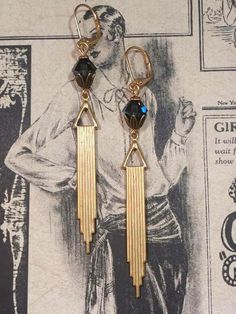 Art Deco Jewelry - Art Deco Earrings - 1920s Jewelry - Vintage Style Jewelry - Bridesmaid Earrings - Art Deco Outfits Women, 1920 Jewelry Earrings, Modern Art Deco Fashion Clothing, Art Deco Jewelry 1920s Vintage, Vintage Earrings 1920s, Art Deco Gold Jewelry, 1920s Jewelry Roaring 20s, Art Deco Outfit Modern, Art Deco Rings 1920s