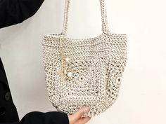 "Personalized Crochet Shoulder Bag, Personalized Women Tote Bag, Handmade Organic Mother's Day Gift, Bag for Her, Cream Color Knitted Bags Size : Width : 28 cm / 11\"            Lenght : 19 cm / 7.4\" ✨  Discover all our products here:  https://www.etsy.com/shop/MissLifeStore 📌 It can be prepared in desired dimensions. 🎁 Each product is sent with a gift package. 🚀 Your product will be delivered to you in the fastest way by express shipping. 💎 You will love this handmade crochet bag. 💎 Any woman must have this bag for every fashionista. Daily use, a fashionable women's accessory for special occasions 💎 It can be a great idea to gift your loved ones on special occasions. (Mothers day, friends, Birthday, Anniversary, Valentine's Day, Christmas, graduation, holidays, Wedding presents and Beige Square Crochet Bag As A Gift, Beige Square Crochet Bag For Gifts, Beige Square Crochet Bag As Gift, Square Beige Crochet Bag As Gift, Beige Granny Square Shoulder Bag, Cream Crochet Square Shoulder Bag, Square Cream Crochet Shoulder Bag, Rectangular Cream Crochet Bag, Everyday Crochet Bag With Granny Square