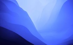 an abstract blue background with mountains in the distance