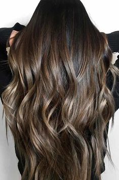 Flattering Style Options For Brown Hair With Highlights ★ Butter Blonde, Highlights For Dark Brown Hair, Golden Brown Hair, Hair With Highlights, Balayage Blonde, Dark Brown Hair Color, Hair Color Highlights, Bob Hair, Brown Blonde Hair