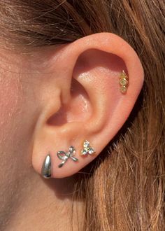 These fun studs are exactly what your earring collection needs! Stainless steel Great for sensitive ears Made in the USA Second Ear Piercing, Cool Clothing, Earring Collection, Random Ideas, Ear Piercing, Bottle Bag, Mens Skin Care, Earrings Collection, Sensitive Ears