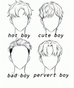 Male Hairstyles Drawing Front View, Hair Ideas Drawing Boy, Boys Hair Drawing Reference, How To Draw Boys Hair, How To Draw Fluffy Hair Guys, Boy Poses Drawing Reference, How To Draw Hair Tutorial, How To Draw Boy Hair, Male Hair Styles Drawings