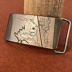 custom handmade bronze belt buckle, personalized map design engraved gift by steeltoestudios on Etsy 19th Anniversary, Custom Belt Buckles, Great Anniversary Gifts, Custom Belt, Couple Items, Personalized Map, Engraved Gifts, Map Design, The Map