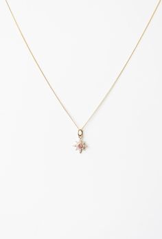 14K Dainty Pink Sapphire Celestial Charm Circular Frame, Layering Necklaces, Charm Set, Gold Charm, Pink Sapphire, Fit In, Layered Necklaces, Gold Diamond, Layering