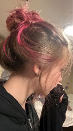 Brown To Pink Balayage, Pink Hair Streaks, Pink Balayage, Pink Hair Dye, Ava Max, Hair Streaks, Dyed Hair Inspiration