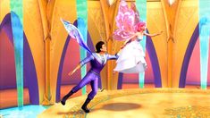 barbie and the fairy prince dancing on stage