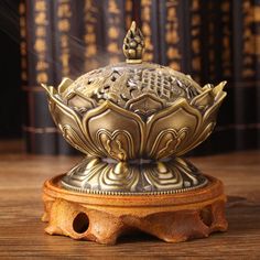 Lotus Flower Incense Burner - Wicked Mystics Chinese Buddha, Copper Dishes, Lotus Incense, Fragrance Oil Blends, Sandalwood Fragrance, Incense Burner Holder, Incense Sticks Holder, Lotus Design, Oil Shop