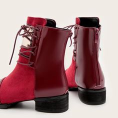 Color: Brown, Black, Red; Shoe Size: 36, 37, 38, 39, 40, 41, 42, 43 Nude Boots, Sheer Swimsuit, Women Motorcycle, Womens Chunky Heels, Motorcycle Women, Brown Heels, Boots Women Fashion, Martin Boots, Pointed Toe Shoes