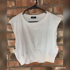 Bdg Urban Outfitters Women’s Cream Sleeveless Crop Top Size Large 100% Cotton New With Tags Armpit To Armpit 19 In Shoulder To Hem 16.5 In Blue Corset, Lace Sleeve Top, Cropped Long Sleeve Top, Grey Crop Top, Bdg Urban Outfitters, Flannel Tops, Long Sleeve Striped Top, Crochet Halter Tops, Ribbed Turtleneck