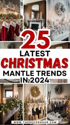 the 25 latest christmas mantles and mantels in 2012