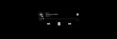 an audio player is shown in the dark with white arrows pointing to different music players