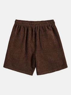 Get ready to turn heads with these Corduroy Solid Plain Beach Shorts. Crafted from soft and durable corduroy fabric, these shorts offer both comfort and style. The solid plain design adds a sleek and minimalist touch to your beach ensemble, making them a versatile choice for any occasion. The high-quality construction ensures long-lasting wear, while the elastic waistband provides a snug and adjustable fit. Specifications: Material: Polyester Package included: 1*Shorts Size Chart (inches): Size Casual Corduroy Relaxed Fit Shorts, Casual Relaxed Fit Corduroy Shorts, Relaxed Fit Corduroy Shorts With Pockets, Casual Short Corduroy Bottoms, Brown Corduroy Shorts With Pockets, Brown Corduroy Shorts, Paisley Shorts, Corduroy Fabric, Mens Swim Trunks