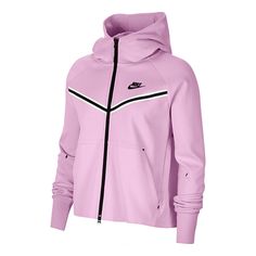 The AS W Nike Sportswear TCH FLC WR Hoodie FZ BEYOND PINK is a stylish and comfortable hoodie for women. It features a modern silhouette with a drawstring hood and ribbed cuffs for a snug fit. The hoodie is made of lightweight fabric that is perfect for any activity. The design is inspired by the Beyond Pink series, which celebrates the beauty and power of women. The hoodie is available in the default color and is sure to make a statement. Whether you're running errands or going for a jog, this Pink Tech Fleece, Nike Tech Fleece Hoodie, Tech Fleece Hoodie, Nike Tech Fleece, Nike Tech, Nike Pink, Tech Fleece, Full Zip Hoodie, Nike Sportswear