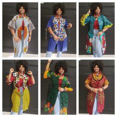 *100% cotton * Ships from Charlotte,NC and sold by Koubix. Fitted Multicolor Cotton Outerwear, African Kimono, African Bridesmaids, African Print Kimono, Ankara Jackets, Mama Africa, African Print Clothing, Dresses To Make, African Fashion Women Clothing