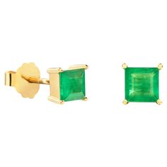 These earrings were made in 18k GOLD (carats) hallmarked by the Mint and identified on the MISSIAN JEWELLERY website, in the description field (Details) on pieces that have the indication 18k (carats). This gold is also known as Ouro 750 and its use is common in many European countries. These AMA Collection Earrings with Emeralds are minimalist and contemporary in design, an ode to exquisite simplicity with clean lines and a sophisticated aesthetic, the AMA Collection is a style statement that w Jewellery Website, Sophisticated Aesthetic, Jewelry Website, European Countries, Design Minimalista, Style Statement, Modern Aesthetics, In Design, Jewelry Earrings Studs