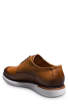 A rich leather upper and streamlined silhouette lend timeless sophistication to a versatile derby grounded by a durable rubber sole. Removable, cushioned insole with arch support Leather upper and lining/rubber sole Imported Allen Edmonds Shoes, Derby Dress, Allen Edmonds, Derby Shoes, Arch Support, Black Shoes, Derby, Chili, Rubber Sole