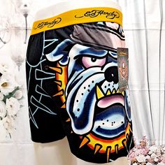 Original Vintage Ed Hardy Brand (Limited Collection) We Are Certified Distributor By Manufacturer (These Items Are The Only And Last Ones) You Won’t Find Them Anymore. About The Item: Open Fly 100% Cotton, No Returns In Underwear Due To The Nature Of This Product And Respect To Other Customers. Vintage Ed Hardy, Ed Hardy, Boxer Shorts, Boxer Briefs, Outfit Idea, Man Shop, Street Wear, The Originals, Black