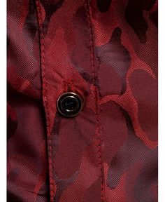 Men's Clothing Outlet Online Camouflage Long Sleeve Shirt For Fall, Long Sleeve Camouflage Shirt For Fall, Red Button Closure Shirt For Party, Fall Camouflage Long Sleeve Shirt, Red Button Closure Party Shirt, Red Party Shirt With Button Closure, Panel Hat, Turndown Collar, Wine Red