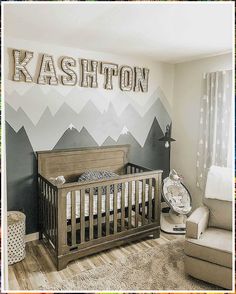 Nursery Ideas Girl - Get It Today! For more details, click to visit Amazon.com. Mountain Nursery Theme, Outdoors Themed Nursery, Baby Boy Nursery Woodland, Baby Room Boy, Woodland Nursery Boy, Outdoor Nursery, Boy Nursery Themes, Baby Boy Nursery Themes, Room Boy