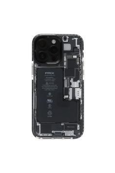 an iphone is shown with the rear camera housing