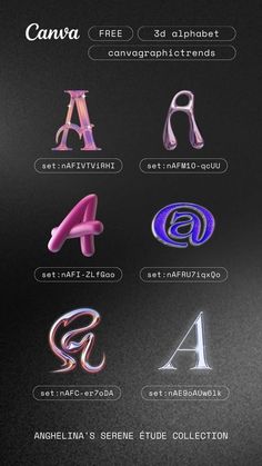 3d Tipografi, Wm Logo, Girly Logo, الفن الرقمي, Elements Canva, Keyword Elements Canva, Graphic Shapes Design, Graphic Shapes, Canva Fonts