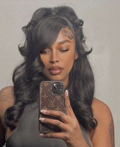 Hairstyles For Black Women Half Up, Long Hairstyle Black Women, Lace Updo Hairstyles, Black Women Holiday Hairstyles, Curly Hairstyles For Black Women Formal, 90s Classy Hairstyles, Closure Sew In Updo, Black Natural Hairstyles Wedding, Hair Idea Black Women