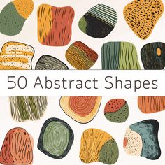 the cover of 50 abstract shapes