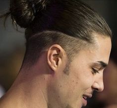 Man’s Long Hairstyle, Mens Long Haircut Undercut, Man Bun Shaved Sides, Samurai Man Bun, Long Hair Undercut Men, Samurai Hairstyle Men, Long Hair Undercut, Samurai Hair