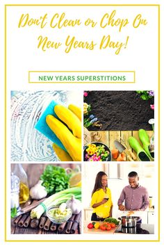 the new year's superstitions are here and it is time to clean up