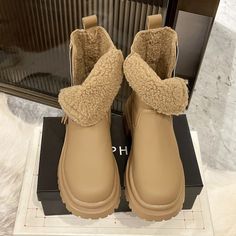 Shipping: Worldwide Express Shipping AvailableDelivery time: 7-15Days Fast ShippingReturns: Fast refund, 100% Money Back Guarantee.SPECIFICATIONSBrand Name: HEVXMBoot Type: Modern BootsShaft Material: PUOutsole Material: RubberUpper Material: PUOrigin: Mainland ChinaCN: ZhejiangSeason: WinterInsole Material: PlushHeel Type: Square heelLining Material: PlushBoot Height: ANKLEItem Type: BootsFashion Element: PlatformDepartment Name: AdultToe Shape: round toeHeel Height: Med (3cm-5cm)With Platforms Boots Thick, Women Ankle Boots, New Years Sales, Black Khakis, Dream Shoes, Up Shoes, Womens Boots Ankle, Short Boots, Heel Shoes