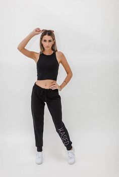 Want to be comfortable, but still fashionable? Check out our midrise joggers! They're casual, yet form fitting. Synching at the ankle making it perfect to pair with a pair of heels or sneakers. Material Breakdown: 55% Cotton/ 45% polyester fleece blend USA Made Size Chart Trendy Cotton Sweatpants For Workout, Trendy Joggers With Elastic Waistband For Workout, Comfortable Stretch Joggers For Streetwear, Comfortable Fitted Joggers For Loungewear, Fitted Casual Sweatpants For Jogging, Comfortable Fitted Joggers With Comfort Waistband, Black Joggers For Spring Workout, Fitted Sweatpants For Jogging In Fall, Fall Workout Joggers In Athleisure Style