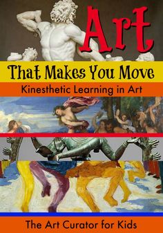 the book cover for art that makes you move by keneshic learning in art