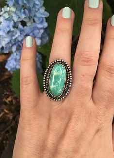 Turquoise Ring Raw Turquoise Ring Sterling Silver Ring | Etsy Southwestern Sterling Silver Jewelry With Large Stone, Vintage Chrysocolla Turquoise Ring, Unique Turquoise Chrysoprase Jewelry, Bohemian Chrysocolla Ring Jewelry, Bohemian Chrysocolla Ring, Untreated Chrysocolla Turquoise Jewelry, Southwestern Sterling Silver Ring With Large Stone, Southwestern Sterling Silver Rings With Large Stone, Southwestern Turquoise Chrysocolla Ring