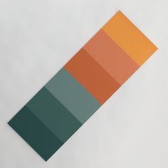 an orange and green color scheme on a white background