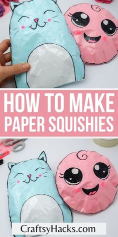 how to make paper squishies for kids