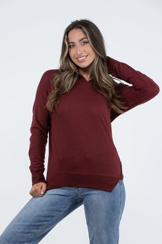 The Perfect One Hoodie by Doe & Rae is a exciting take on an old classic! It features a hooded neckline, long cuffed sleeves, an asymmetrical hemline, and a diagonal functioning zipper. You can wear the zipper closed, or open with a fun colored cami underneath! 70% Cotton, 25% Polyester, 5% Spandex Contrast: 95% Cotton, 5% Spandex True To Size S 0-6 M 6-10 L 10-14 (M) Bust: 21", Length: 24" Fall Crew Neck Hoodie For Layering, Fall Layering Hoodie With Crew Neck, Crew Neck Hoodie For Layering In Fall, Long Sleeve Hoodie For Fall, Fall Layering Hoodie With Ribbed Cuffs, Long Sleeve Tops With Drawstring Hood For Fall, Denim Jacket Short, Denim Joggers, Graphic Tops