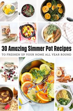 30 amazing slimmer pot recipes to freshen up your home all year round