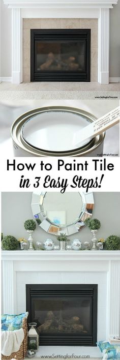 how to paint a fireplace mantel in 3 easy steps