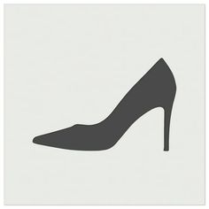 a high heeled shoe is shown in black on a light gray background with the word women's day written below it