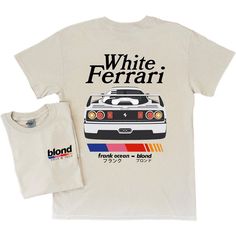 Frank Ocean Blond, Ocean Shirt, White Ferrari, Frank Ocean, Dream Clothes, Vintage Stil, Fashion Tees, Graphic Shirts, Graphic Hoodies