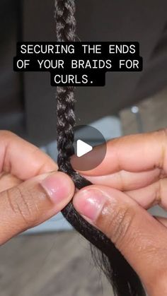 63K likes, 282 comments - getallthingslovelee on March 7, 2024: "I do this to the ends when i am curling them. If they were going to be straight ends i would braids all the way down and there wouldn't be a need to tie it. there are many methods but this is how i do it. Use tbe longest piece of hair from the middle section. Make sure the piece isn't too thin or it will snap or too thick it will be bulky . you can add extra security by then splitting the strand in 2 and tying or putting a tiny ... How To Secure Braids, How To Braid With Long Nails, How To Do Curls At The End Of Braids, How To Tie Off Braids, How To Finish Braid Ends, How To Make Curly Ends On Braids, How To Curl End Of Box Braids, How To Knot Ends Of Braids, How To Secure Ends Of Braids