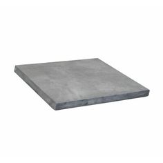 a square concrete block on a white background