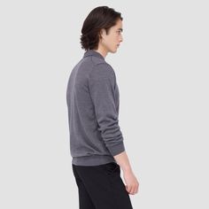 This timeless polo sweater in 100% extra-fine Merino wool with Harmony 4.0 special finish is made in Italy and features a classic three-button placket and ribbed cuffs, and waistband. Unrivaled in softness and comfort, it's made with a high-twist yarn that's breathable, moisture-wicking, water-repellent, machine-washable, and crease-proof, ensuring long-lasting performance wash after wash. Blazer And T Shirt, Polo Sweater, Fashion Socks, Button Placket, Repellent, Water Repellent, Moisture Wicking, Merino Wool, Casual Shirts