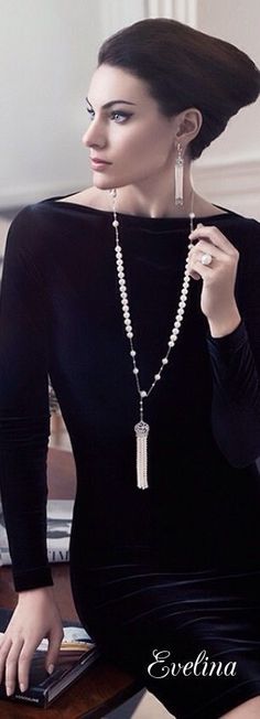 Pearl Necklace Ideas, Black Pearl Necklace, Necklace Ideas, Tassel Jewelry, Southern Belle, The Pearl, Black Pearl, Strand Necklace, Necklace Designs