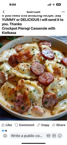 Pierogi Casserole, Good Food