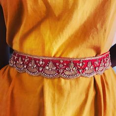 Saree Belt Designs Work, Maggam Hip Belt For Saree, Maggam Work Belt Designs, Maggam Work Waist Belt Designs, Maggam Work Hip Belts, Saree Function