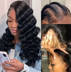 Loose Deep Wave Wig, Wig Installation, Deep Wave Wig, Loose Deep Wave, Hair Care Oil, Hollywood Waves, Lace Frontal Wigs, Black Weave, Girl Braids